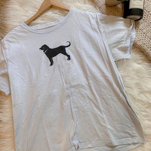 Light Blue Black Dog Martha's Vineyard 2018 Shirt
